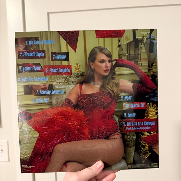 The Life of a Showgirl “Baby That’s Show Business” Lakeside Blue Vinyl Record - Picture 3 of 4